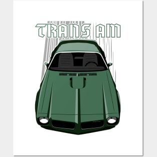 Firebird Transam 1973 - Green Posters and Art